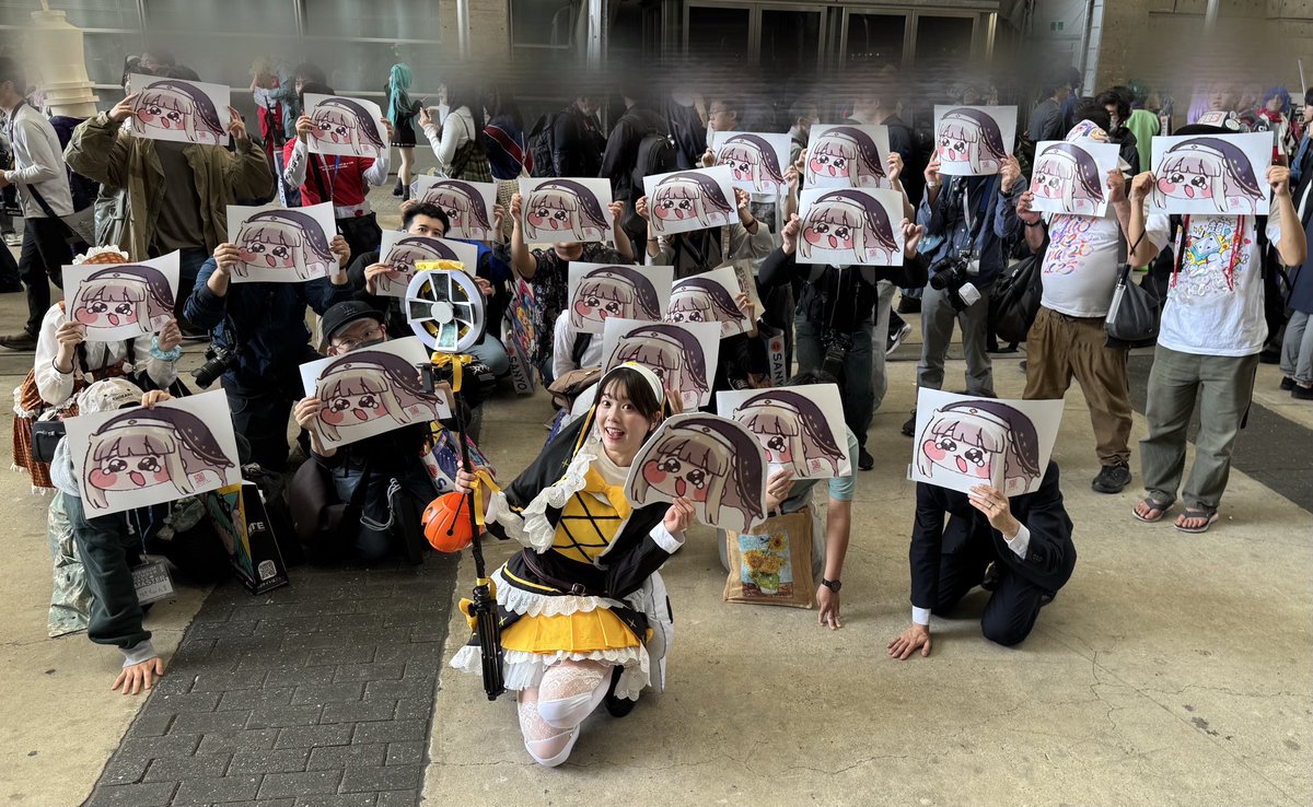 Kozakai_Yurie's tweet image. ＼みんなで #ｽﾋﾟｷ になろう！！！／

勝手にｽﾋﾟｷのお面を配るよ✌️
15:30！！！！！
ホール4とホール3の間に集合！！！

#ニコニコ超会議2026 #トリッカル