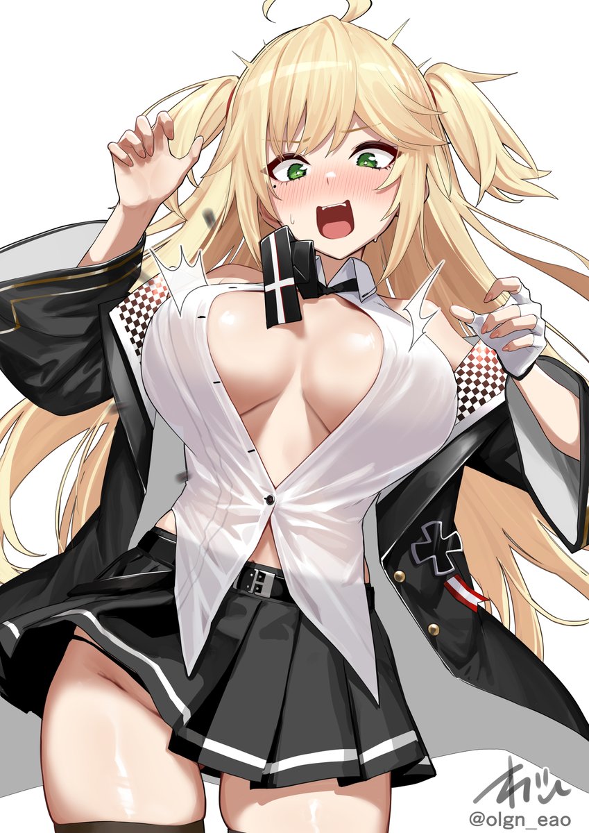 リクエストありがとうございました
大きくなっちゃったアドミラル・ヒッパ―です

#アズールレーン