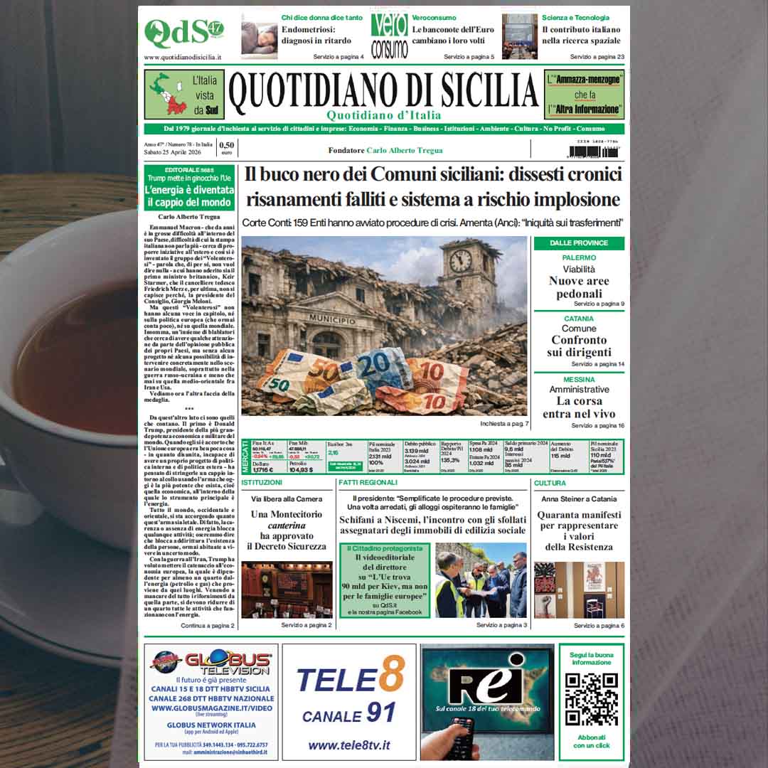 QdSit's tweet image. La prima pagina di oggi
#QDS #QdSNotizie
qds.it