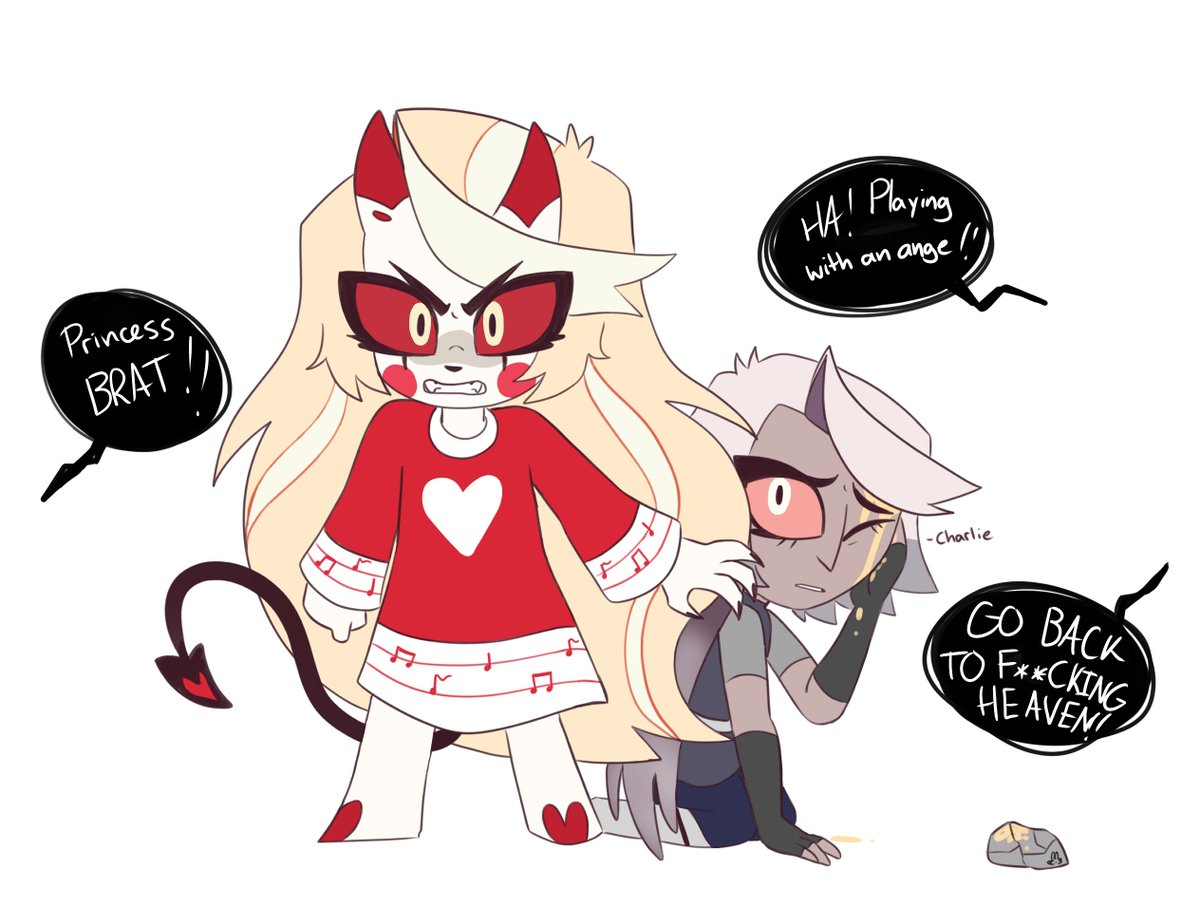 KhiraMusgrave's tweet image. 😡
#hazbinhotel #charlie #vaggie #vaggi #chaggie