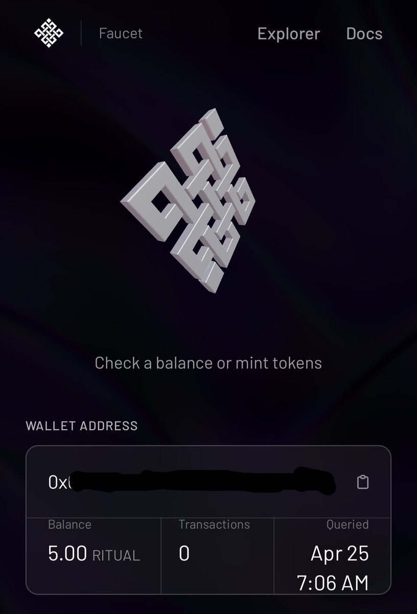 Ritual Testnet is live, I’m alive. Let’s get the testing started.