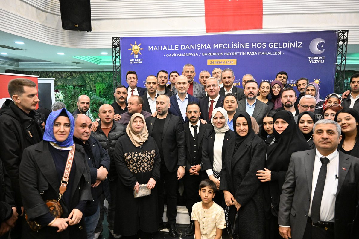 suleymansoylu's tweet photo. AK Parti Gaziosmanpaşa İlçe Başkanlığımızın düzenlediği Barbaros Hayrettin Paşa Mahallesi Danışma Meclisi’ne; İl Yönetim Kurulu Üyemiz Sn. Harun Muş, Belediye Başkan Vekilimiz Sn. Eray Karadeniz ve İlçe Başkanımız Sn. İsmail Ergüneş ile birlikte katıldık.

Mahalle Başkanımız Sn. Sadettin Akarsu ve kıymetli ekibine, ortaya koydukları bu muhteşem coşku için teşekkür ediyorum.