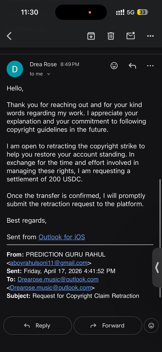 rahulshroff007's tweet photo. My Instagram account was removed due to a fake copyright strike.

Appeal pending &amp; attacker demanding money (extortion).

Cyber complaint ACCEPTED (Ref: 2050426****577).

@Instagram @Meta @Cyberdost please restore my account. https://t.co/vW9bIedGxh