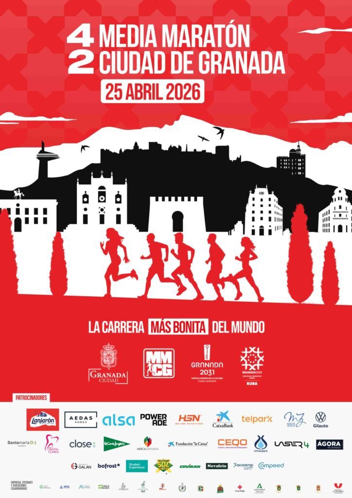aytogr's tweet image. Ha llegado el día! 

#Granada está ya a punto de disfrutar de la carrera más bonita del mundo 🌍 

Preparados, listos… #MediaMaratonGranada