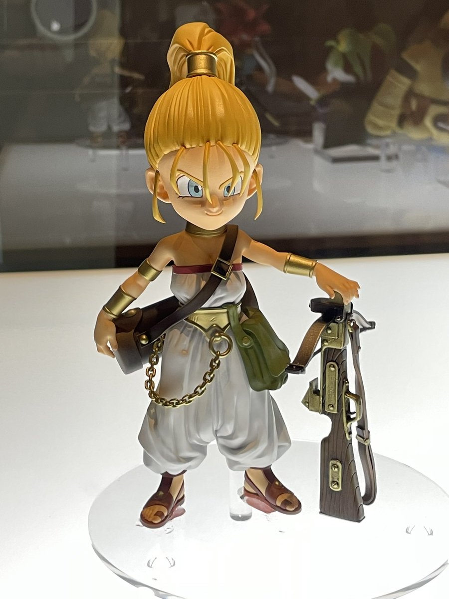 クロノトリガー展示 フォルミズムの彩色をようやく見られました 本当に
