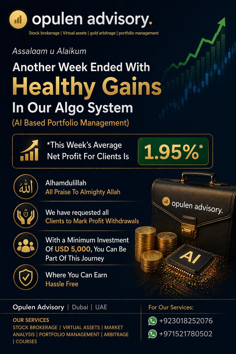 imemon15's tweet image. Our Algo Performance In April So Far

All Praise To Almighty Allah 

Feel Free To Contact On Given Numbers (WhatsApp Text Only)

+923018252076 +971581780502

#algotrading #algo #gold #dubai #investmentopportunity