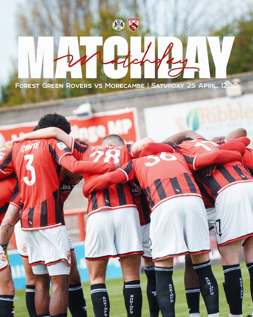 MorecambeFC's tweet image. The final 1️⃣

#UTS 🦐