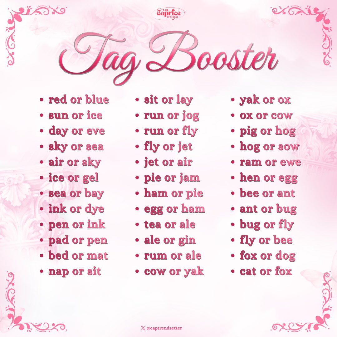 𝐅𝐈𝐕𝐄 𝐇𝐔𝐍𝐃𝐑𝐄𝐃 𝐑𝐄𝐏𝐋𝐈𝐄𝐒 𝐂𝐇𝐀𝐋𝐋𝐄𝐍𝐆𝐄

𝗥𝗲𝗺𝗶𝗻𝗱𝗲𝗿𝘀:
• No number and emoji
• Engage every post
• At least three words
• Include picture/video

𝗥𝗲𝗽𝗹𝘆 - 𝗥𝗲𝗽𝗼𝘀𝘁 - 𝗥𝗲𝗾𝘂𝗼𝘁𝗲

CAPRICE MEETS ANGEL
#ShesFinallyHere