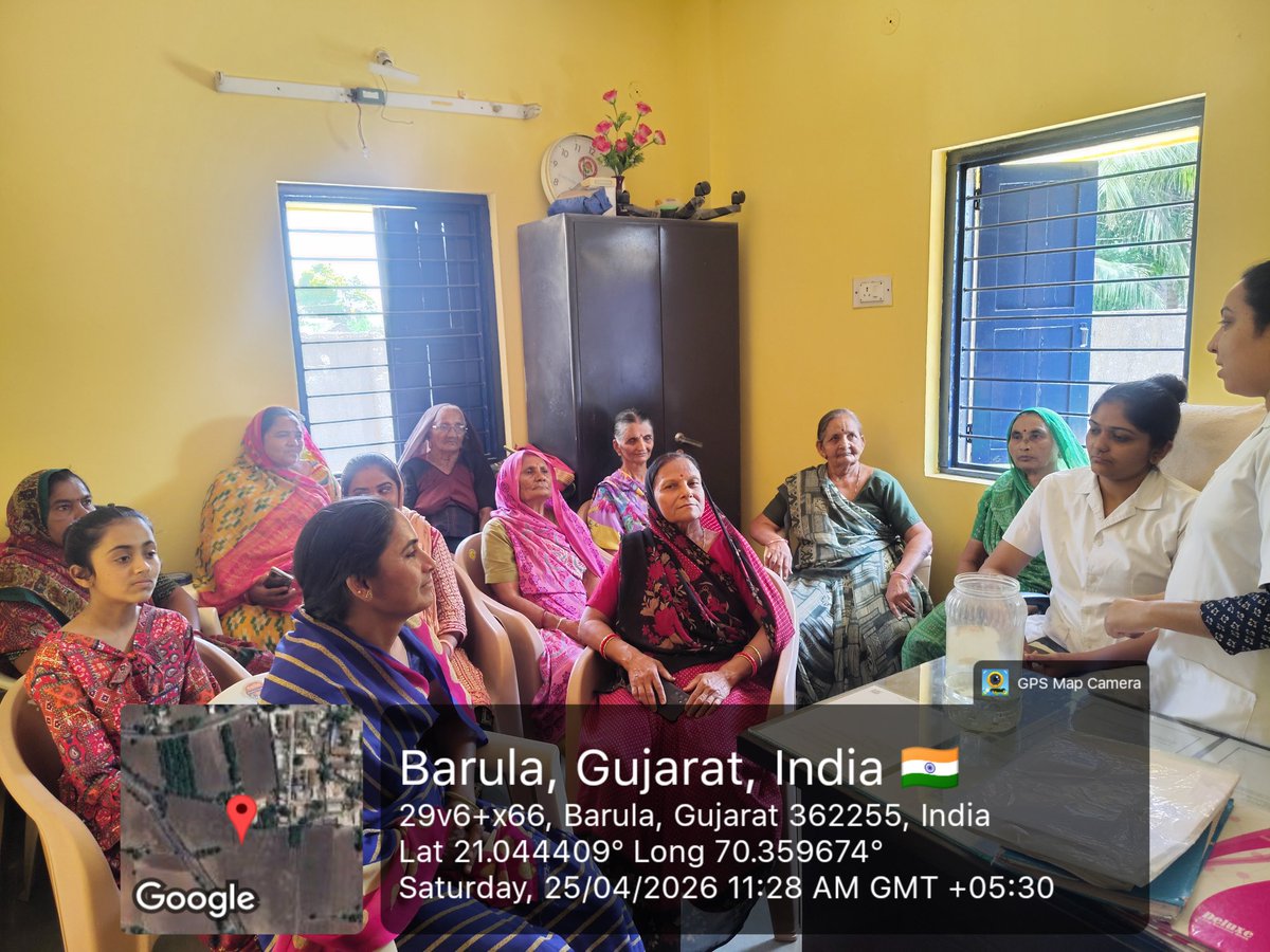 ➡️WORLD MALARIA DAY IEC AT AYUSHMAN AROGYA MANDIR BARULA..... <a href="/TeamHealthMalia/">Team Health Malia_Junagadh</a>