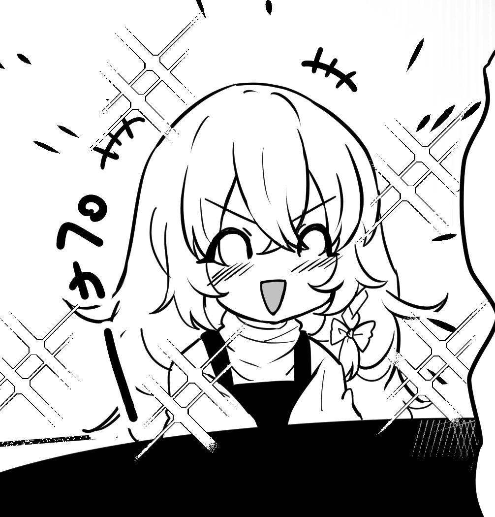 今回描いているマンガで特に好きな魔理沙 