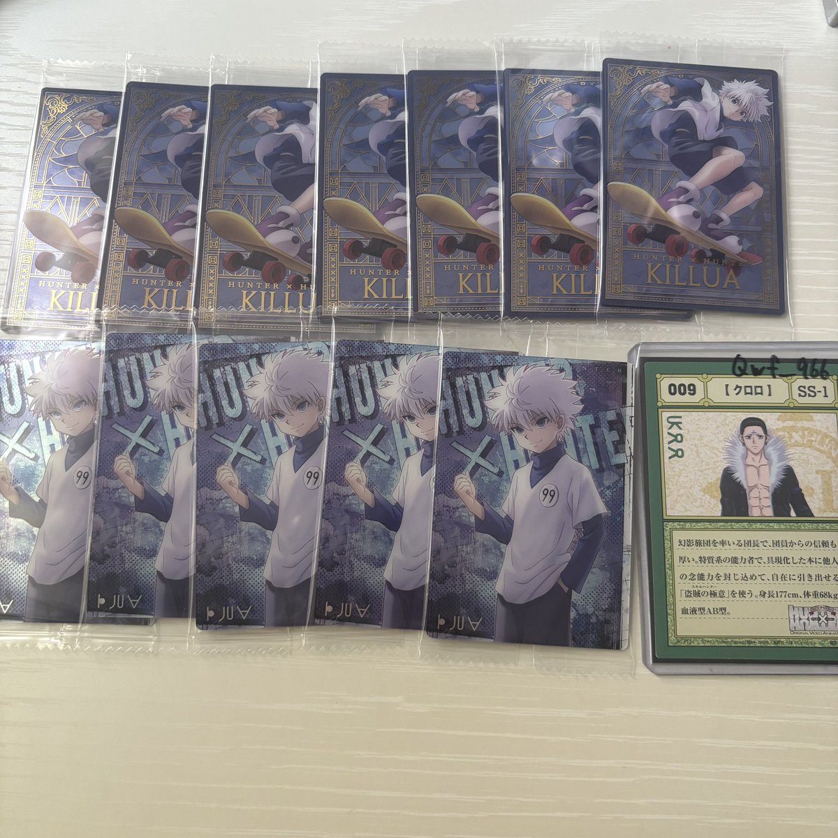 Qwf_966's tweet photo. 【交換譲渡】HUNTER×HUNTERイタジャガ第4弾 ハンターハンター 

求/異種クロロ>同種クロロ

譲/画像1〜4

物によっては比率違いも可能です。
✧SPは比率違い

検索からでもお気軽にお声掛けください。 https://t.co/TYg9y9IaVB