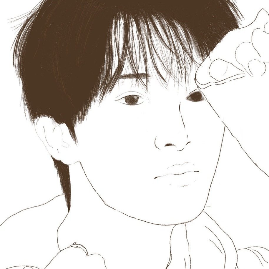 Trying to put my feelings into lines and sketches, but it’s harder than I thought. Processing everything that happened and just wanted to capture this memory of him. ✍️🤍
😔 #mark #마크