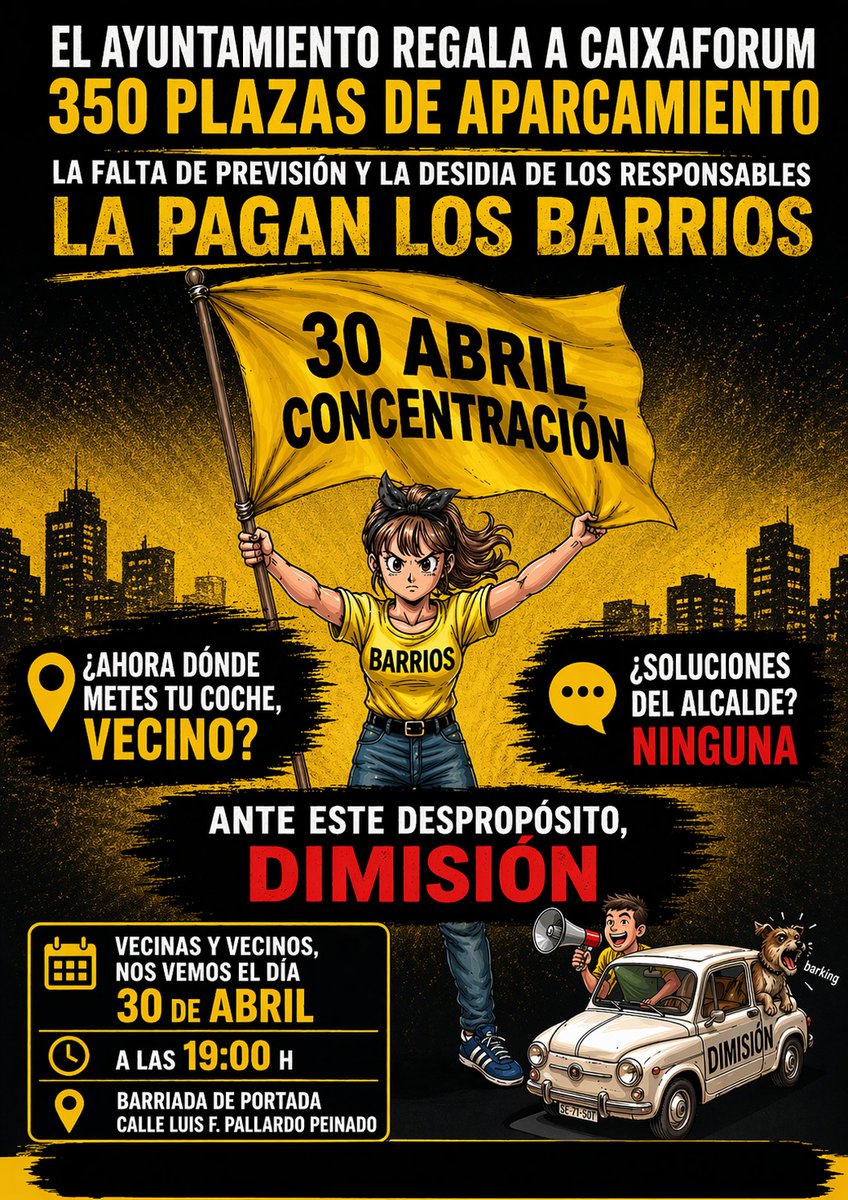 🟡 <a href="/pacodelatorrep/">Paco de la Torre</a> «abierto al diálogo, de manera constructiva, con los representantes vecinales para la búsqueda de esas soluciones»
🟡 Por lo que se está viendo, más que palabras el alcalde vende humo, aquí no viene nadie, mientras continúa el castigo a l@s vecin@s,