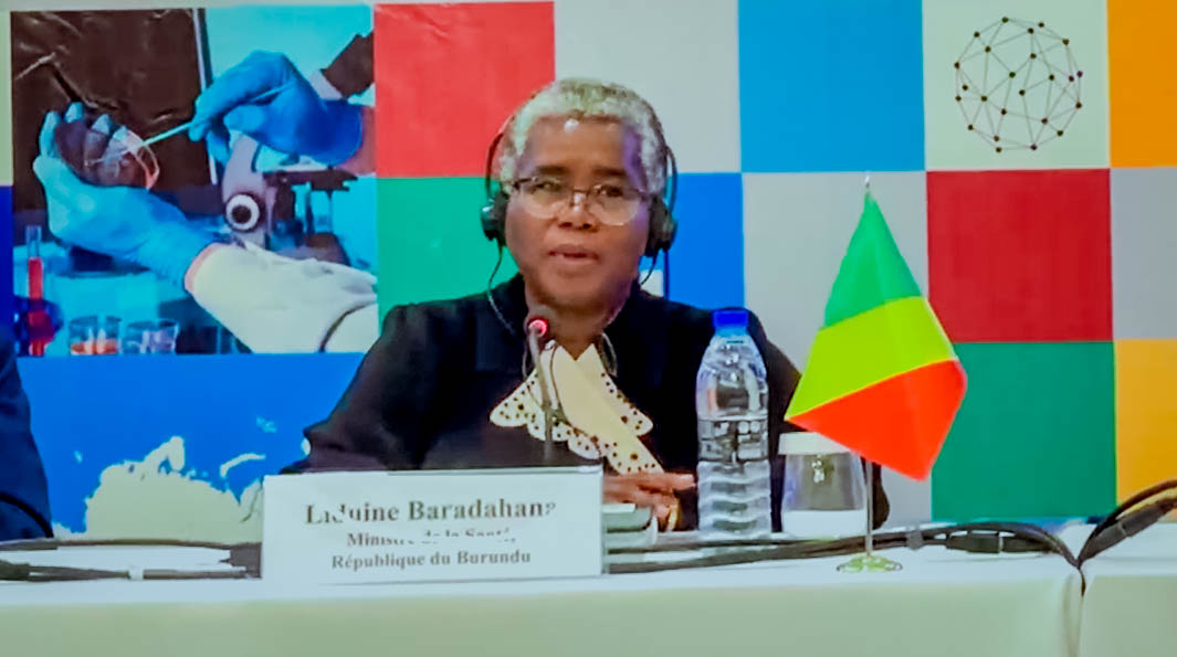 msp_burundi's tweet image. A la clôture de la Deuxième #Conférence #russo-#africaine sur la lutte contre les #maladies #infectieuses, à laquelle le #Burundi a pris part, le Ministre Dr @Lydwinebara du @msp_burundi a salué la qualité des thématiques développées ainsi que la pertinence des échanges entre les