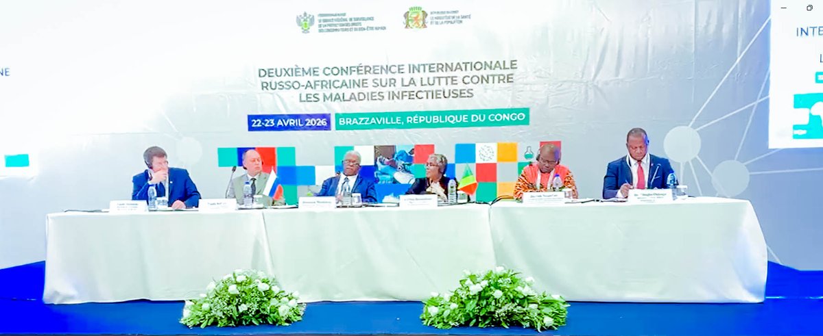 msp_burundi's tweet image. A la clôture de la Deuxième #Conférence #russo-#africaine sur la lutte contre les #maladies #infectieuses, à laquelle le #Burundi a pris part, le Ministre Dr @Lydwinebara du @msp_burundi a salué la qualité des thématiques développées ainsi que la pertinence des échanges entre les