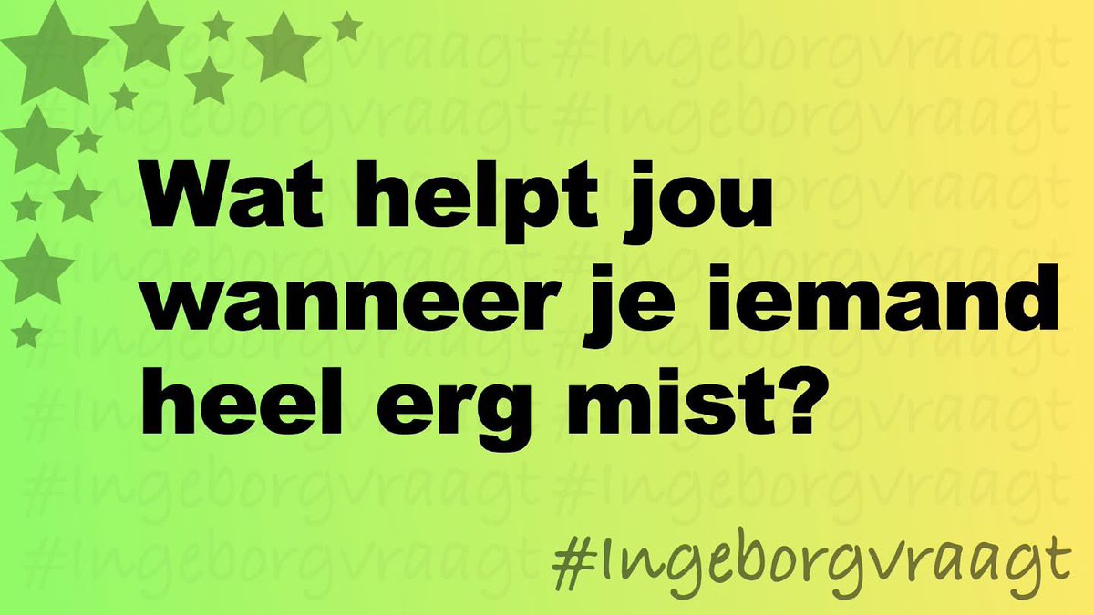 #IngeborgVraagt🍀😇 tweet media