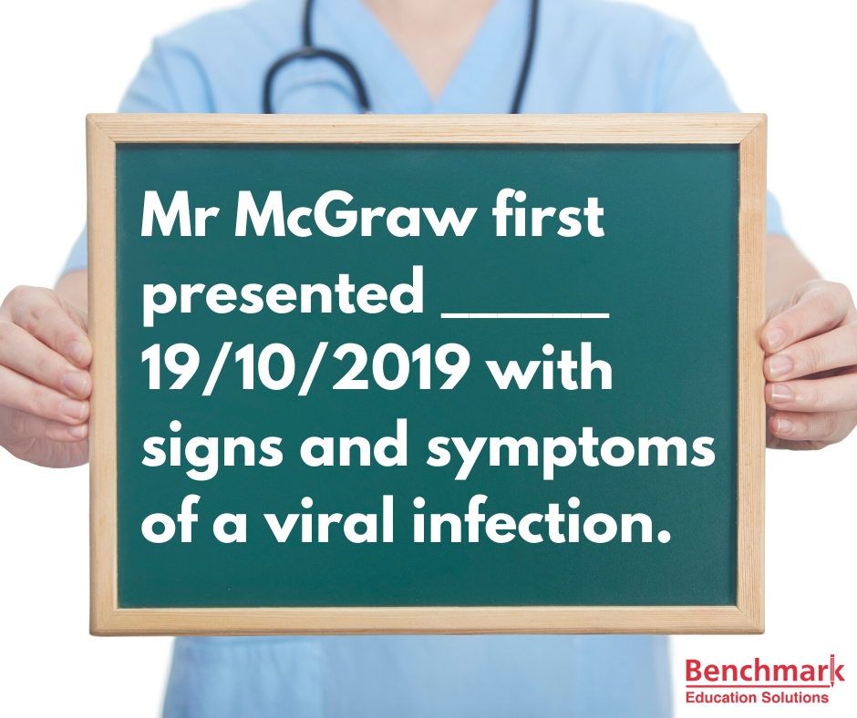 pteoetielts's tweet image. Fill in the blank with a suitable word. Type your comment below!

Read this article to get an idea
edubenchmark.com/blog/mastering…

Mr McGraw first presented ______ 19 October 2019 with signs and symptoms of a viral infection.
#English #Grammar #Learning