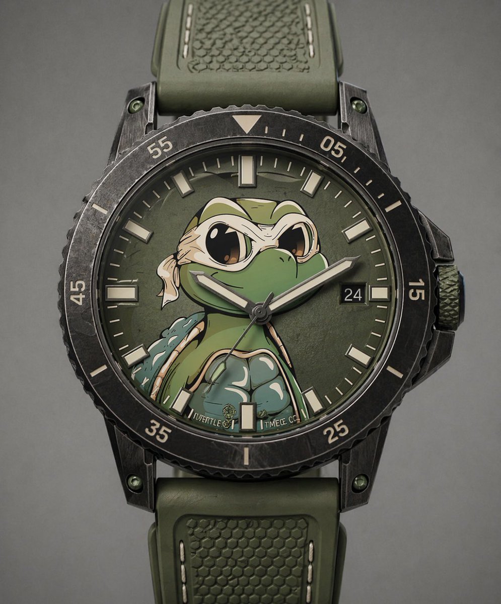 Wake up pookie
It's turtle time!! 🐢 

Have a great weekend 
 🫡