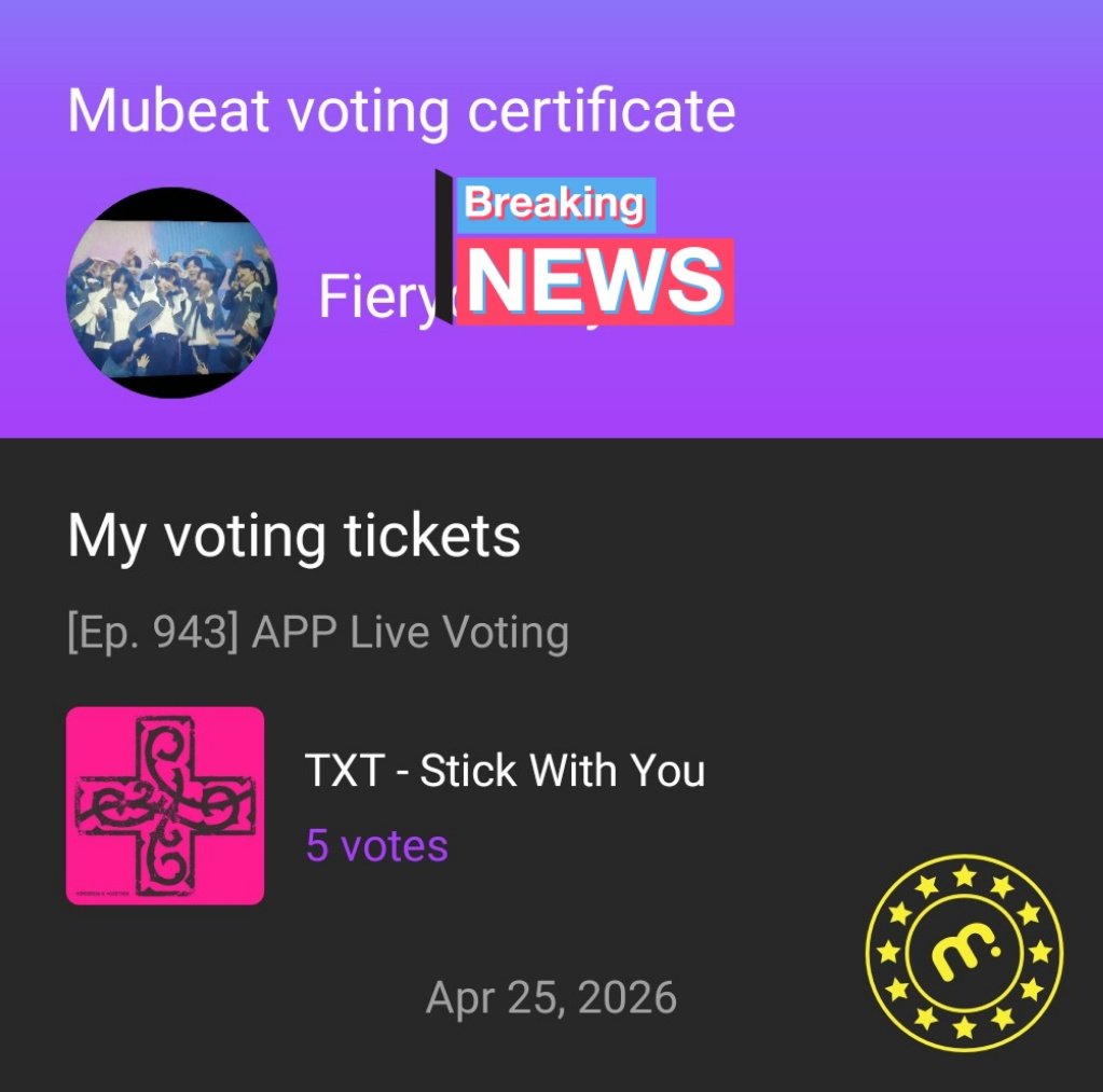 fierycherry01's tweet photo. Vote now please and mind the gap! #voteTXT https://t.co/BXJlxwxdif