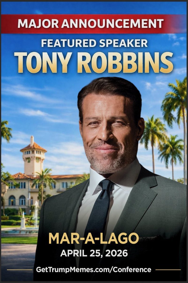 Cryptowealth15's tweet image. #tonyrobbins #trump mar-a-lago 
#bobanetwork $Boba #cryptonews #blockchain #gettrumpmemes