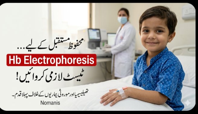 Nomanis1990's tweet image. کاش! ہم ہسپتالوں میں معصوم بچوں کو خون کی بوتلوں کے سہارے زندہ دیکھنے سے پہلے ہی آگاہی حاصل کر لیں۔ Hb Electrophoresis ٹیسٹ وہ ڈھال ہے جو آپ کے خاندان کو عمر بھر کے روگ سے بچا سکتی ہے۔ اسے عام کریں، یہ صدقہ جاریہ ہے۔ 🙏

#SaveTheFuture #BloodTest #Awareness