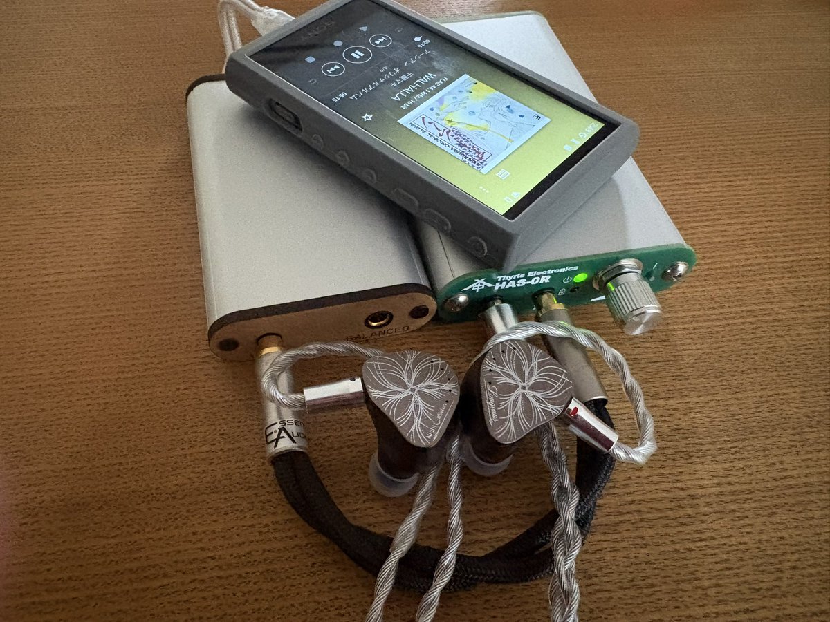 ・SONY NW-A306
・Felis 7（USB DAC）
・ESSENCE AUDIO JE-FI1-S
・Thyris Electronics HAS-0R
・Night Oblivion Longinus

FLAC 44.1 kHz / 16 bit
アーシアン / WALHALLA