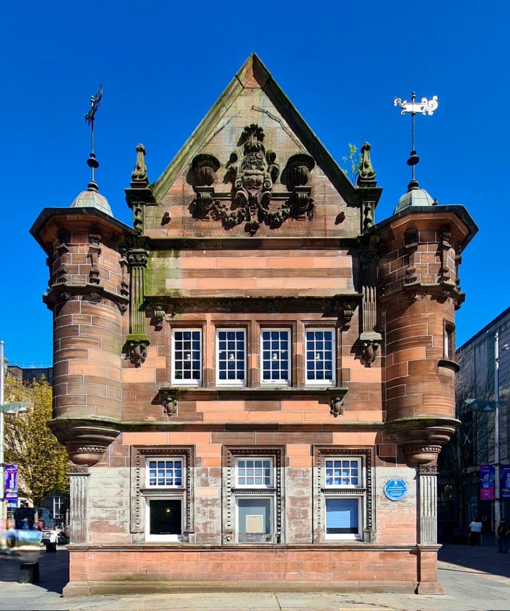 is_glasgow's tweet image. James Miller's 1896 St Enoch Subway Station building in St Enoch Square in central Glasgow.

#glasgow #architecture #subway #architecture #stenochsquare