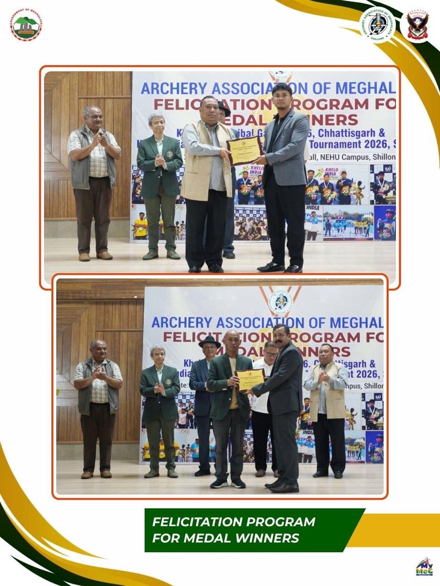 DSYA_Meghalaya's tweet image. And the Khelo India–NTPC Zonal Open Archery Tournament 2026, Shillong on 24th April, 2026

This is what Meghalaya’s sporting spirit looks like. 

#Archery #KheloIndia #Meghalaya #MeghalayaSports