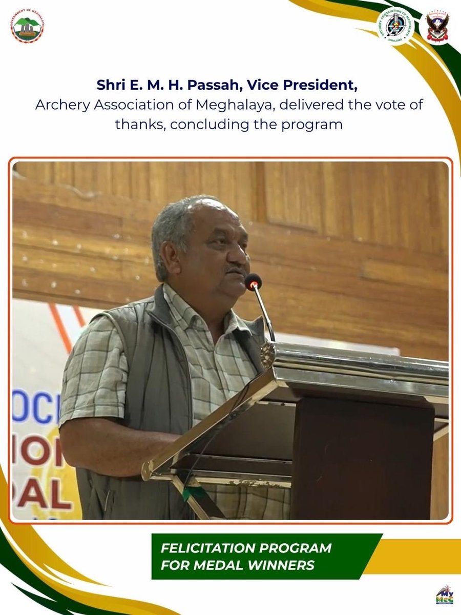DSYA_Meghalaya's tweet image. And the Khelo India–NTPC Zonal Open Archery Tournament 2026, Shillong on 24th April, 2026

This is what Meghalaya’s sporting spirit looks like. 

#Archery #KheloIndia #Meghalaya #MeghalayaSports