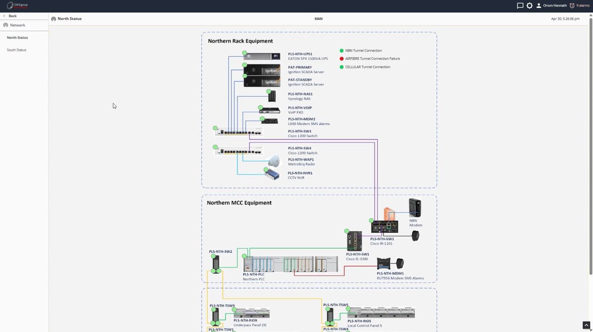 InductiveAuto's tweet image. SAFEgroup Automation modernized the Patawalonga Lake System using Ignition to replace outdated manual operations with automated, real-time flood and tidal control.

PROJECT SCOPE:
• 1,266 tags
• 11 screens
• 5-10 clients
• 500 alarms

#CaseStudy: bit.ly/3NVAuxW