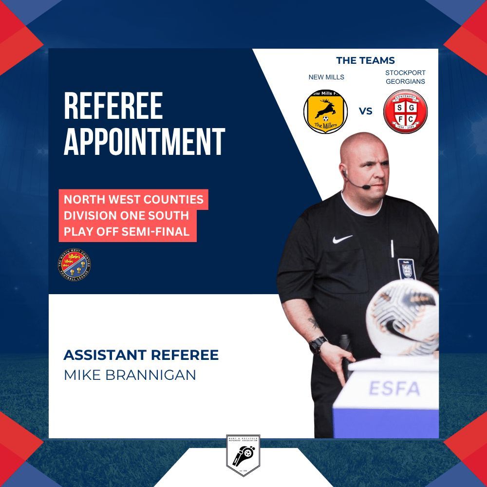 Bury and Rochdale Referees tweet media