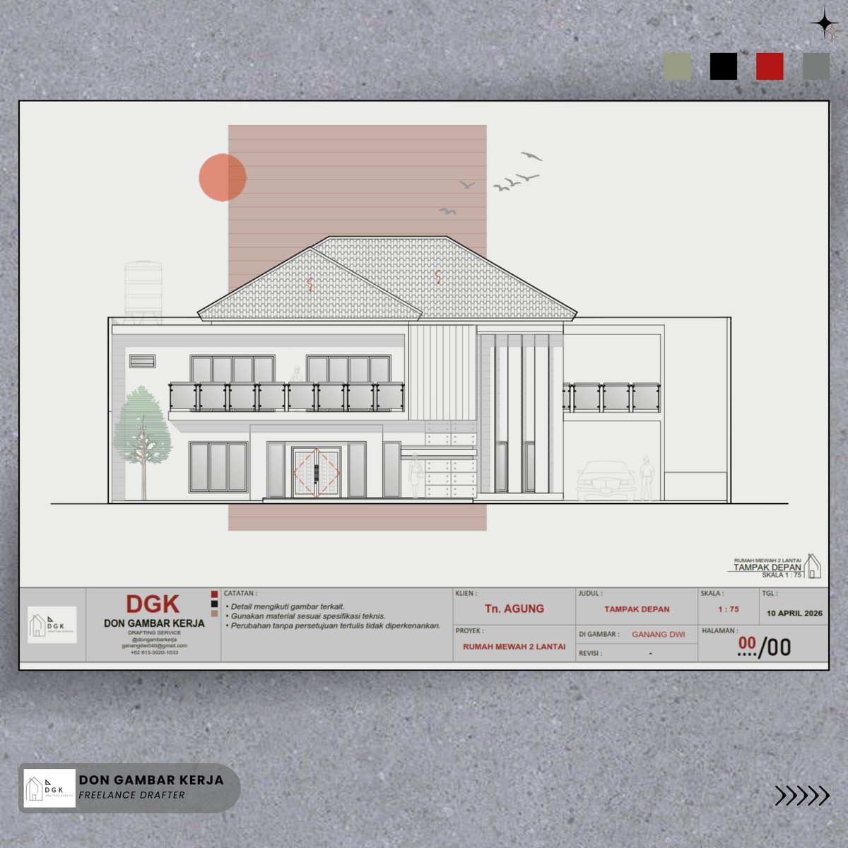 ganangdwi577676's tweet image. Rumah mewah 2 lantai
Mas Agung
----------
Design by Client
Drafting by @dongambarkerja
----------
Terimakasih 📷
----------
#drafter #freelance #autocad #arsitektur #tekniksipil #dongambarkerja