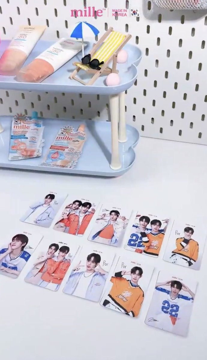 เพียงช้อปกันแดดมิลเล่ 1 ชิ้น ขนาด 40 ml รับไปเลย Photo Card “ตี๋ตี๋-ป๋อ” 2 ใบ
📍 s.shopee.co.th/8V5GmVfF2d

 #มิลเล่ #teeteepor
 #เสาร์นี้คิดถึงด้วงกับเธอนะ
 #Conโสดแห่งชาติxDEXX