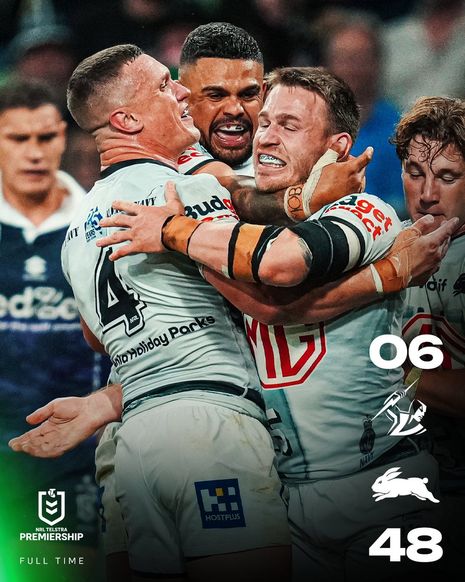 NRL's tweet photo. DROUGHT OVER 🐰 https://t.co/S2iMW5BwRv