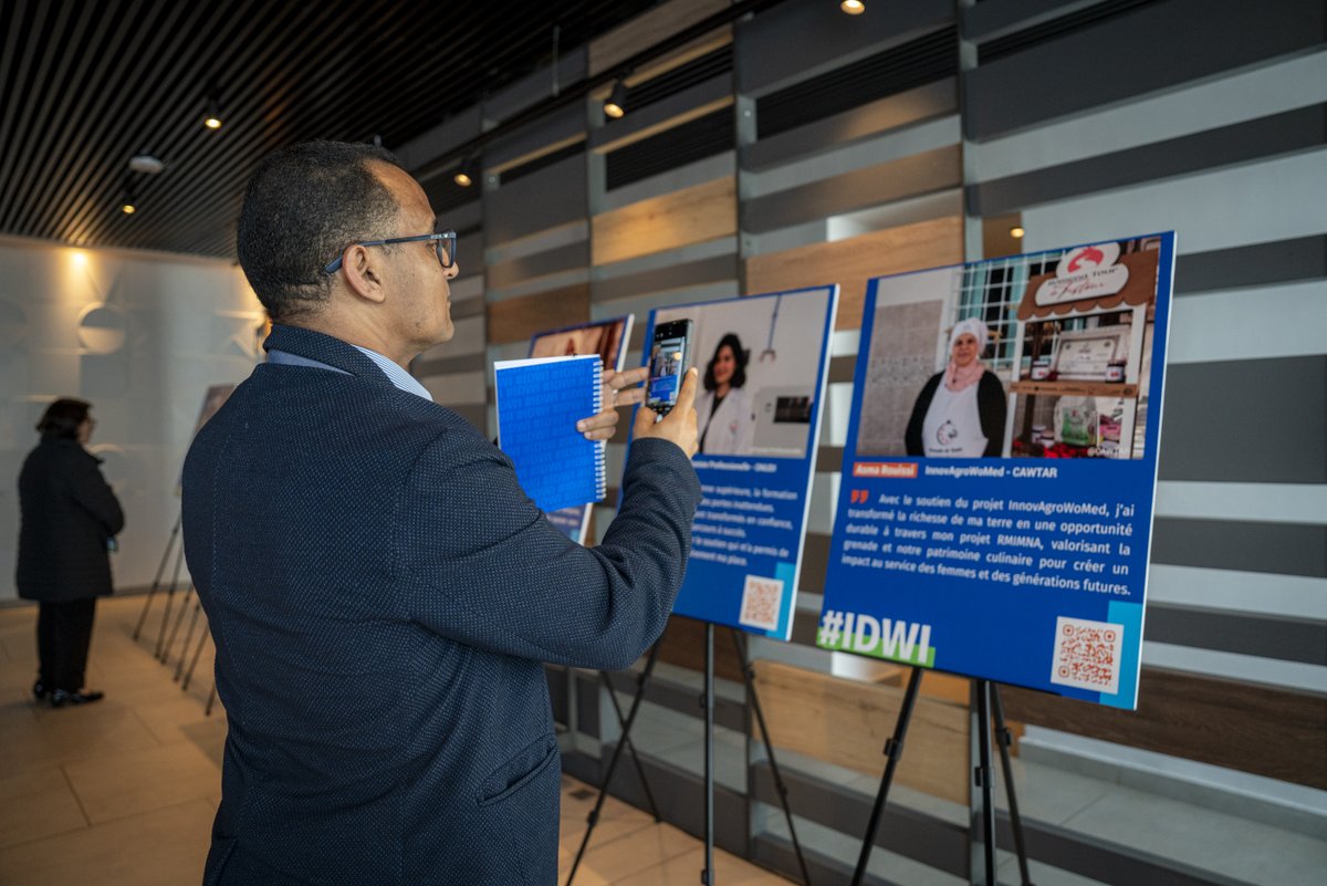 UNIDO_Tunisia's tweet image. Showcasing 20+ inspiring journeys at the #IDWI2026 Exhibition this April 21! 

Supported by @UNIDO &amp;amp; CAWTAR, these women are more than entrepreneurs—they are driving their own empowerment, uplifted their communities, and transformed Tunisia’s industry. 🚀

#SuccessStories #Impact