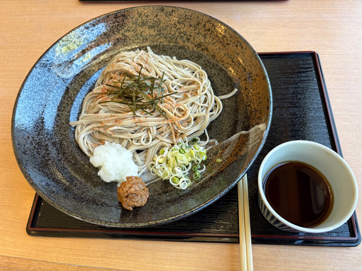 bird_looking's tweet photo. 蔵王温泉　新左衛門の湯
温泉の中にあるお蕎麦屋さんです、
納豆おろし南蛮蕎麦
お蕎麦はツルツルしてなかなか美味しいです。
天ぷらが無いのが残念 https://t.co/C7sbdDEDQh