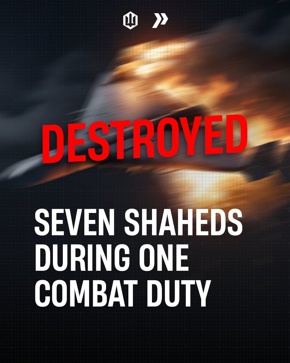 A total of 7 Russian Shaheds were shot down on their approach to Dnipro by operators of the «Harley 1» crew, Air Defense Interceptor Company of the 413th USF «Raid» Regiment, during a massive attack on the city.

This is a record number of Shaheds shot down by a single «Raid»
