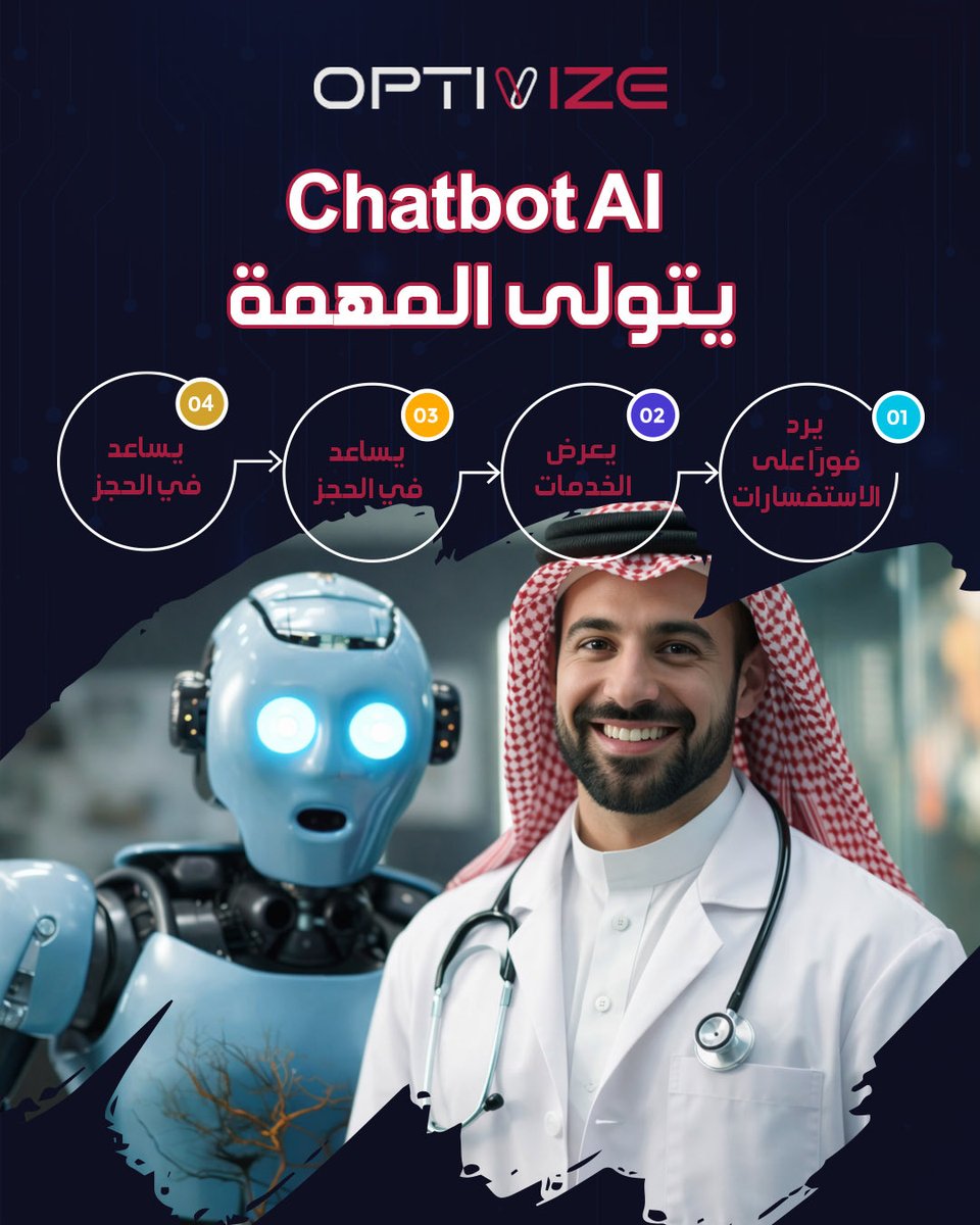 OptivizeERP's tweet image. مراكز التجميل تضيع أكثر من 50 عميلة يوميًا بسبب الرد المتأخر

مع Chatbot AI تقدر ترد بشكل أسرع،
تنظم الاستفسارات،
وتساعد العميلة في الحجز
حتى خارج وقت الدوام.

احجز استشارتك المجانية الآن، وراح نساعدك 
#crm #erp#CRMAutomation