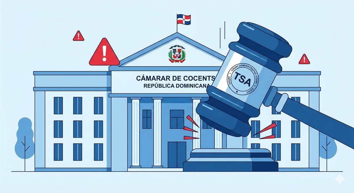 AndyLorenzoT's tweet photo. 🧵 ¿Qué está pasando con la Cámara de Cuentas en RD?

​El Tribunal Superior Administrativo (TSA) volvió a condenarla por usar indebidamente el nombre del jurista @JuLiOCuRY en comunicaciones oficiales. No es la primera vez.

​👇 Te explico claro este lío institucional: https://t.co/3EGItfqsFS