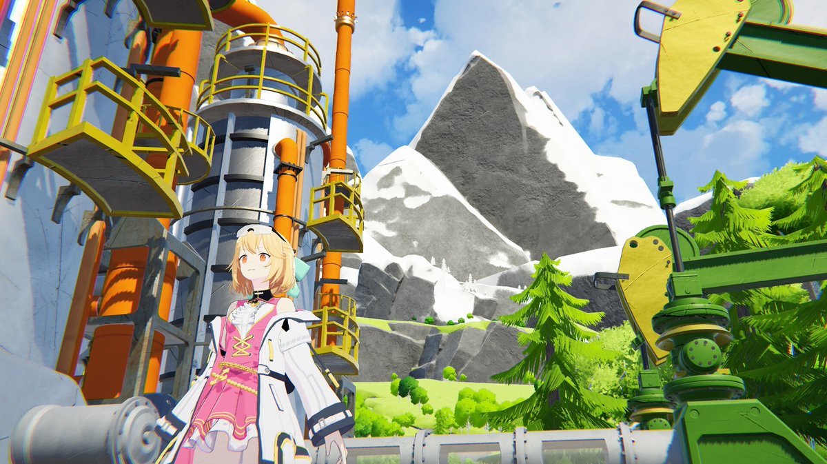 gamespark's tweet photo. 工場自動化×アニメ調RPG！美味しいものと美味しいものをかけ合わせた『moorestech』CBTまもなく開催【INDIE Live Expo 2026.4.25】
https://t.co/EglrDvWhC6

風車から核融合まで、人類の技術史を辿る工場づくり！ https://t.co/6VfD0IL2t5