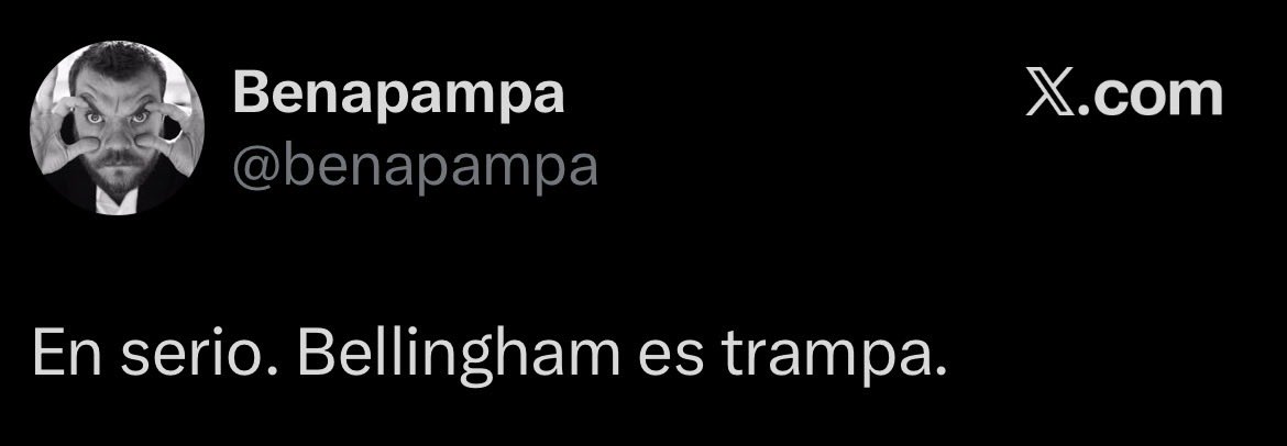 Del tener a Bellingham es trampa en 2023, al es una amargura técnicamente.

Genios de subirse al barco de los likes.