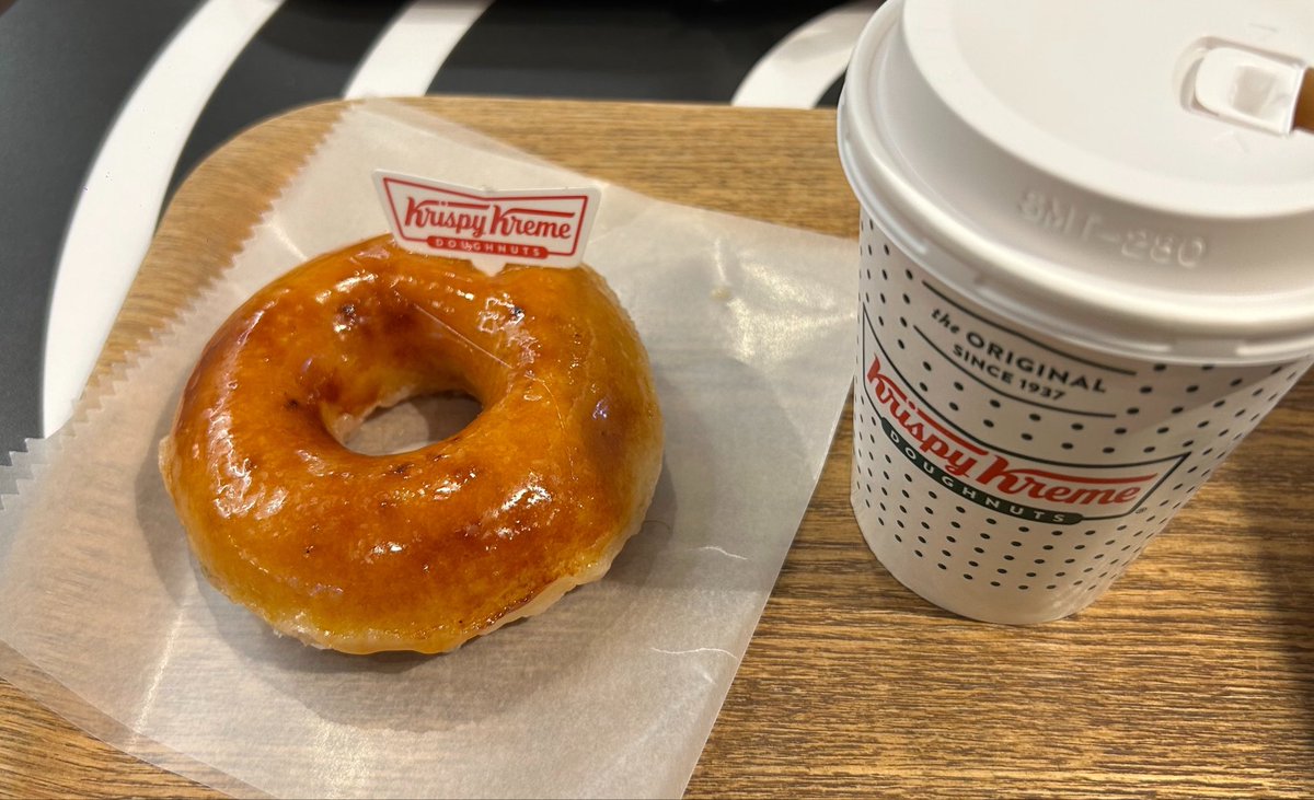 これは1部と2部の間で食べたドーナツ🍩