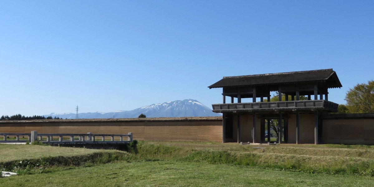 清洲城…というか志波城古代公園から見る岩手山。