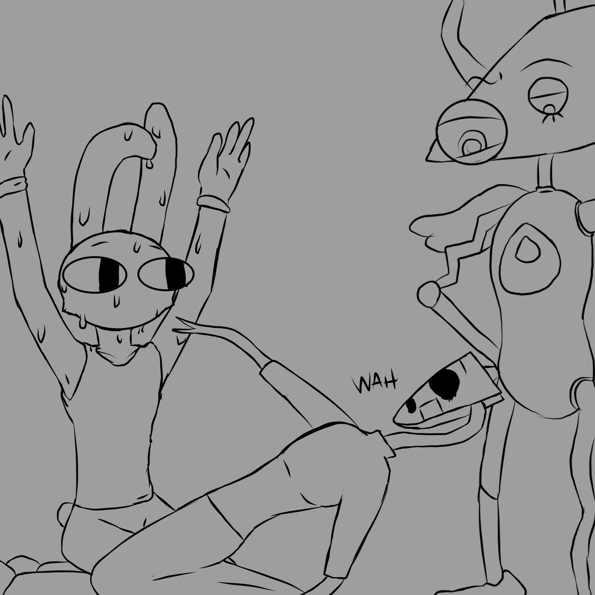 arts_lag's tweet photo. Bonus:
#tadc #tadcgangle #tadcjax #ribbun #gangle #theamazingdigitalcircus https://t.co/gmMYeuRiZY