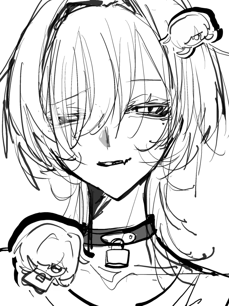 techi5an's tweet photo. お友達の真央くん描いた
#Mao3D #VRCくりえいてぃ部 https://t.co/XdWtscS3vl