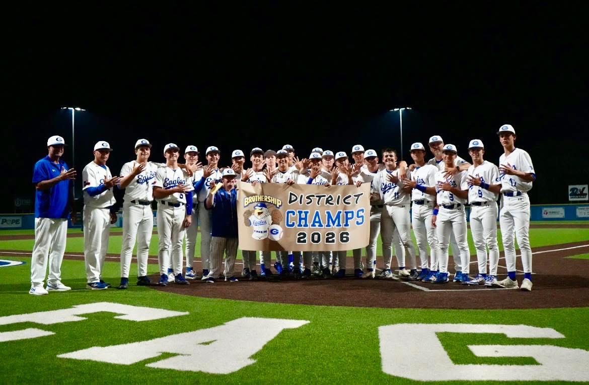 GavinWSmith2027's tweet image. Your Georgetown Eagles are your 23-5A District Champs with an overall record of 29-3!