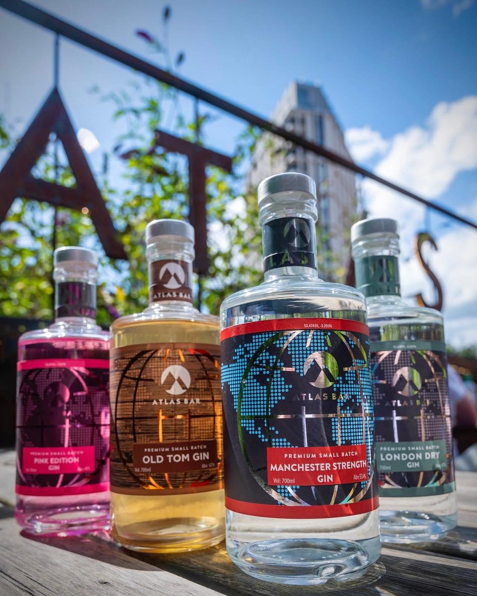 TheGinBible's tweet image. Saturday Forecast: 

Sunny with 100% chance of #Gin @TheAtlasBar #Manchester 🍸 🌤️

Double up and your tonic is FREE 🎉 #Offers