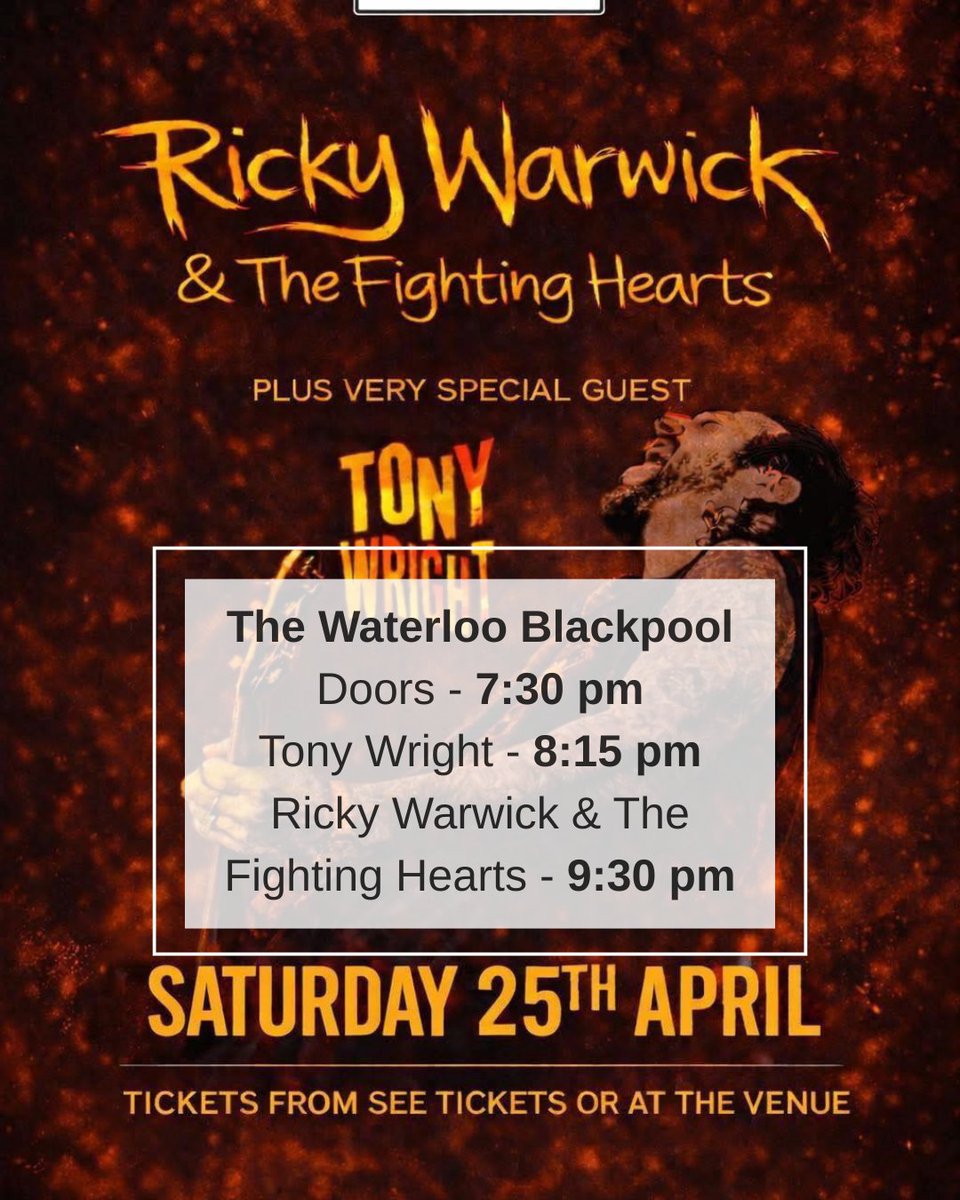 RICKY WARWICK 🍀 tweet media