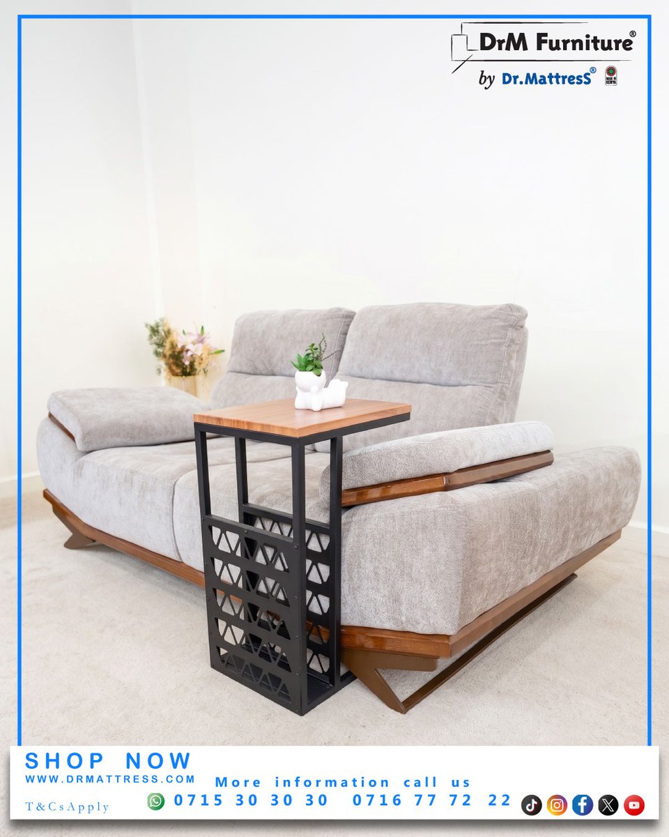 dr_mattress's tweet image. Create a space you’ll never want to leave, this living room setup blends comfort, style, and warmth for everyday living.

📍Our Locations Countrywide: drmattress.com/showrooms

☎For Enquiries: +254 715 30 30 30

🌐 Shop Now: drmattress.com

#DrMFurniture #LivingRoomGoals