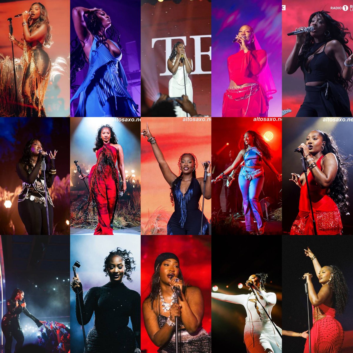 I love pictures of Tems on stage 😍🕊️